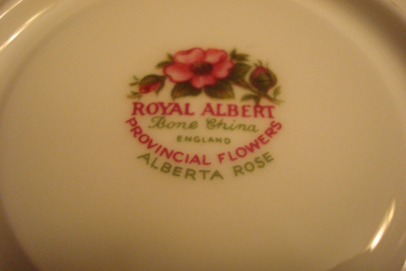 Royal Albert England Provincial Flowers Alberta Rose  cup/saucer[a5-3left]