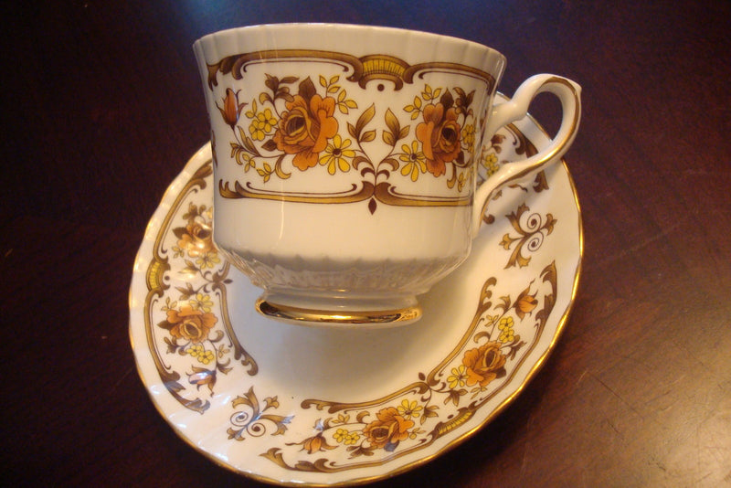 Royal Stafford England Clovelli Pattern cup and saucer ORIG [83C]