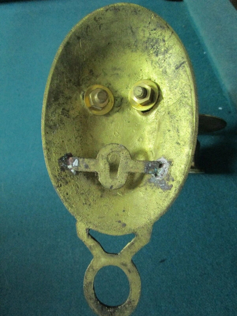 SCONCE CANDLE GOLDER BRASS WALL MOUNTED 6X 6"