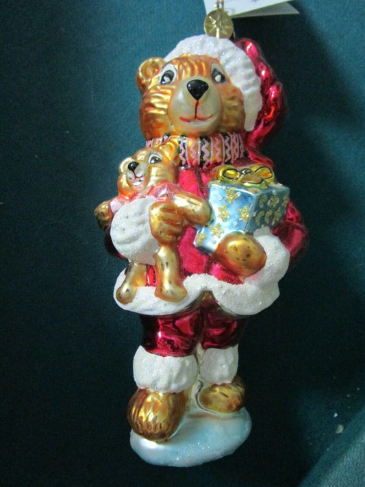 Christopher Radko Ornaments, Fuzzy Muzzy Christmas, new original tag 6 1/2"^^