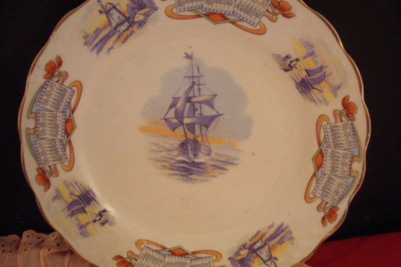 Carnation McNicol Calendar plate 1910