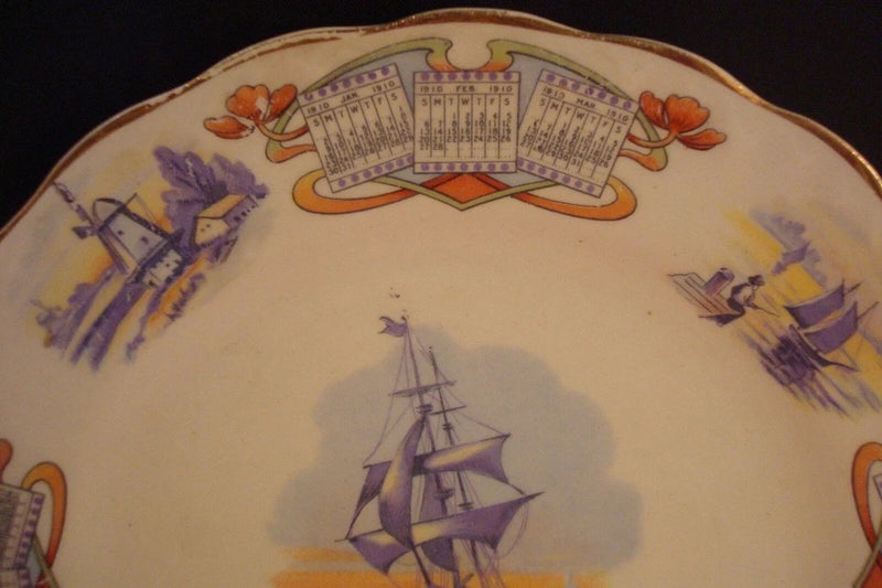 Carnation McNicol Calendar plate 1910
