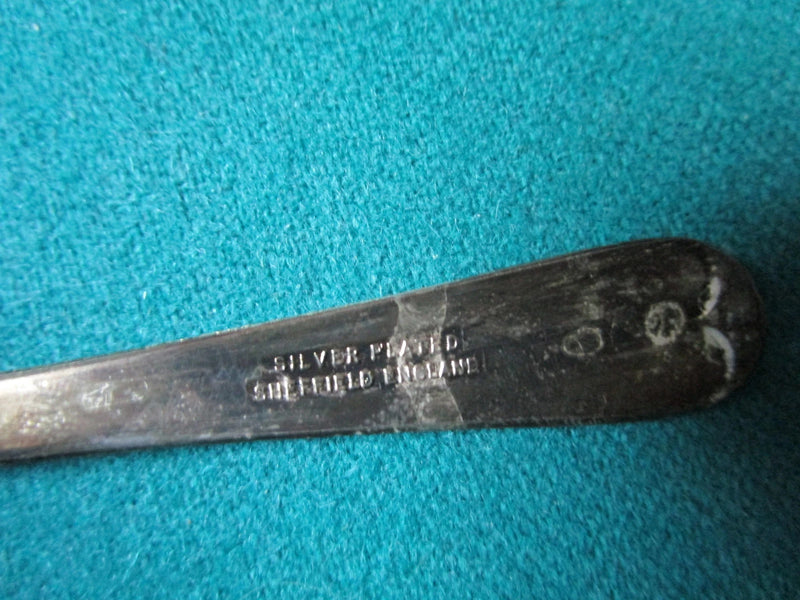 VINTAGE silverplate  pastry forks/SERVER  Sheffield England EPNS IN ORIGINAL BOX