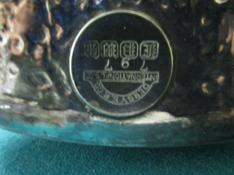 Victorian" DERBY" SP Co. England, Asthetic Bridal  silverplate tray hammered