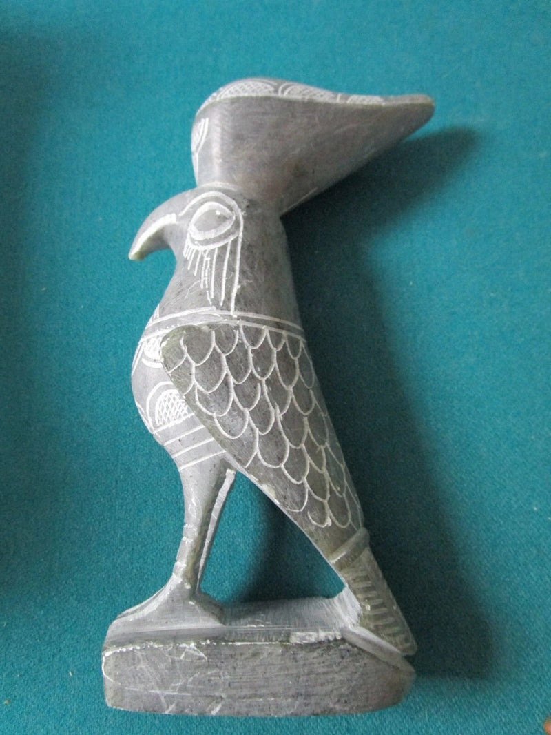 BLACK ROOSTER CERAMIC FIGURINE SCULPTURE 11'  *