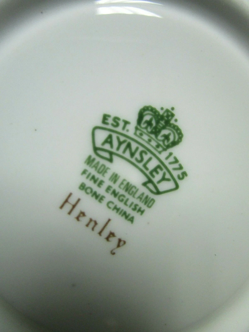 Aynsley England "Henley " Pattern, 5 Pieces Set Original