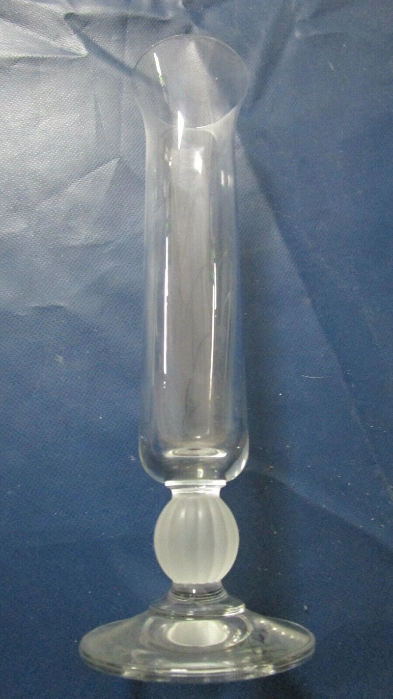 Vintage 4 Champagne Glasses GERMAN GALLO Ribbed Crystal Glasses C1980^^^