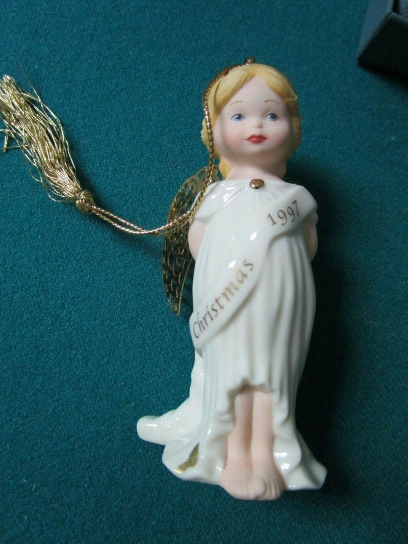 Lenox Christmas Ornaments Bl0omingdale 1989-Joy Angel-1997 Angel Pick1 ^