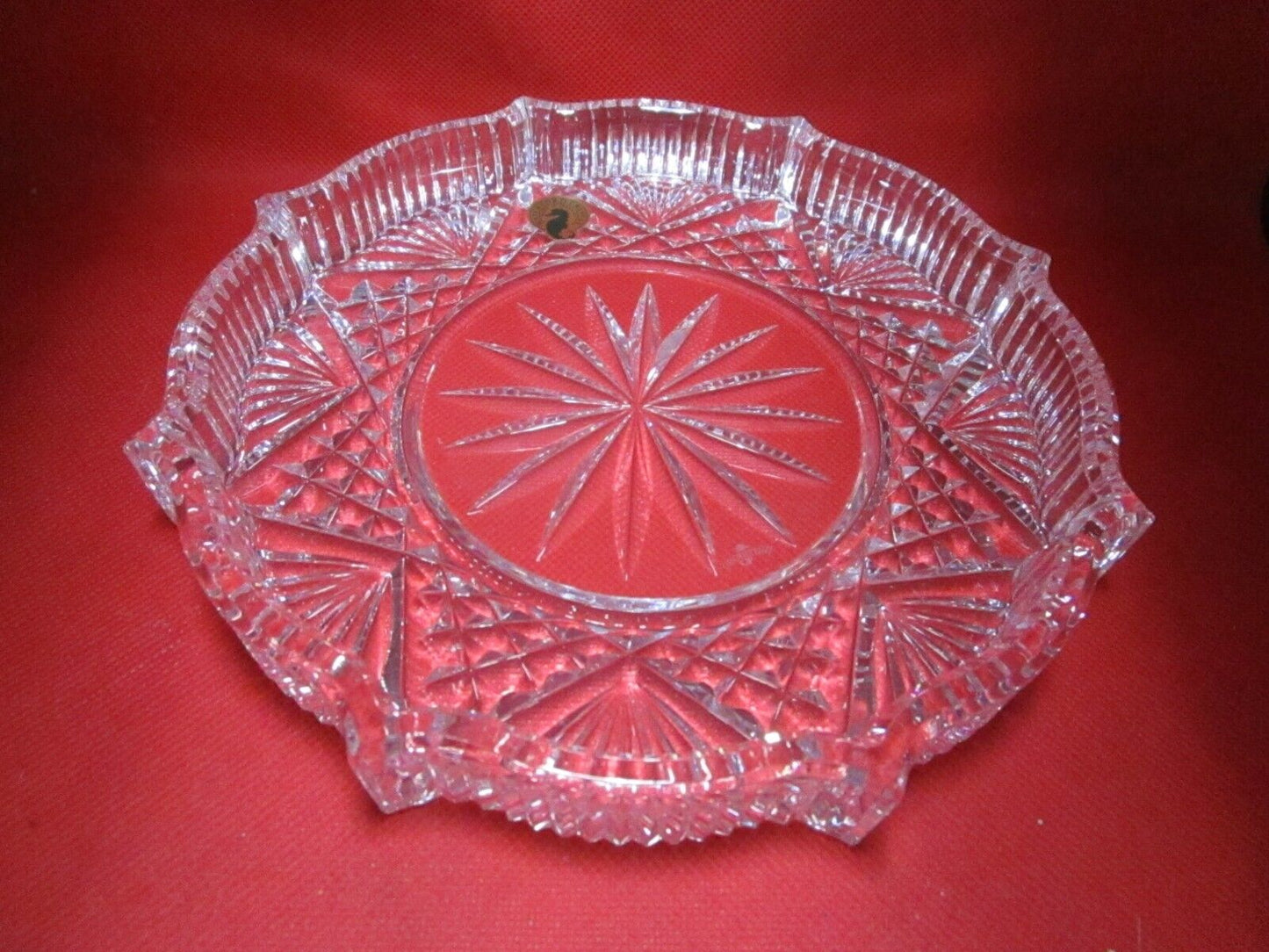 Waterford the Eternity crystal Plate 8" nib