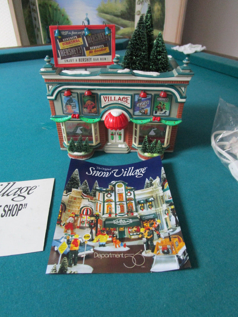 Hershey Chocolate Shop Lighted House Dept 56- 9" Original