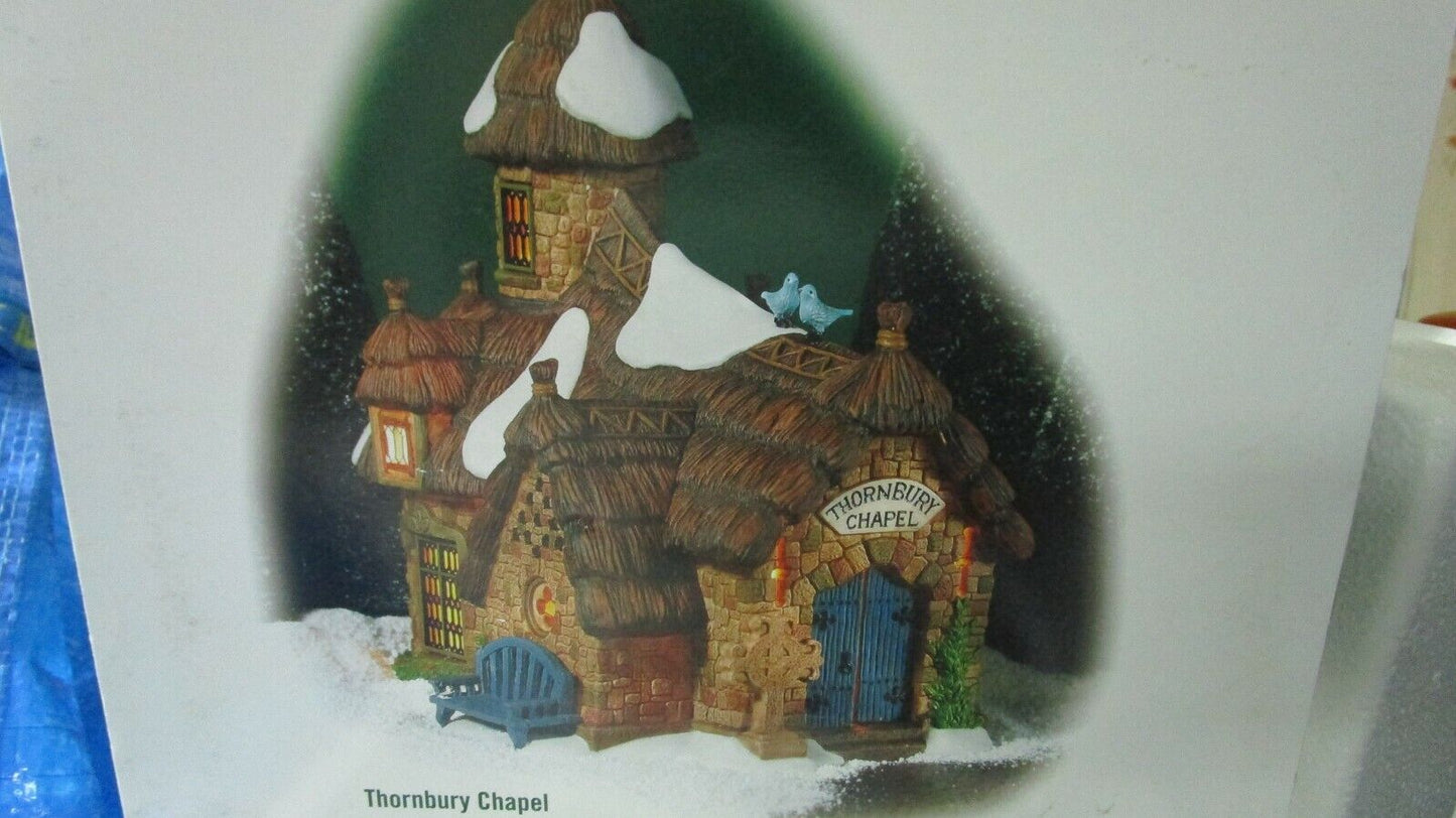 THORNBURY CHAPEL DEPART 56 DICKENS VILLAGE SHOWROOM MODEL LIGHTED HOUSE