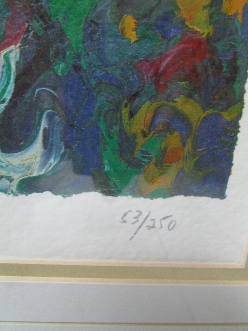 SERIGRAPH "WEDDING" SIGNED BY BEN AVRAM LIMITED EDITION 19 X 17"