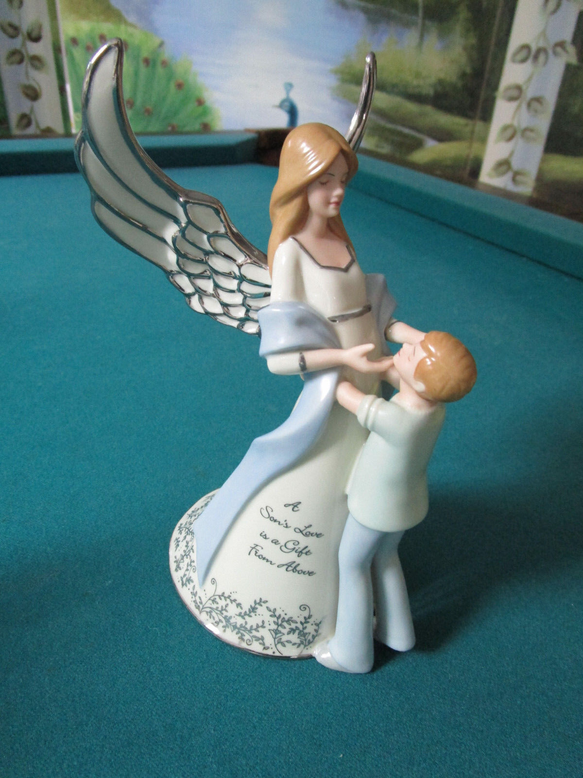 ANGELS MUSIC BOX HEIRLOOM PORCELAIN "FOREVER MY SON" COLLECTION MUSIC BOX pick1