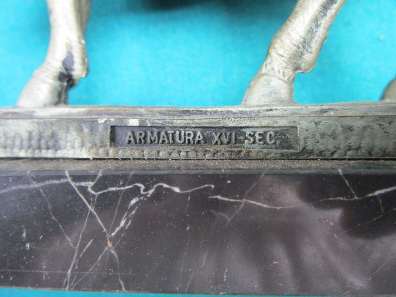 Depose Italy 114 Armatura XVI SEC  Medieval Knight 7" FIGURINE [a12*]