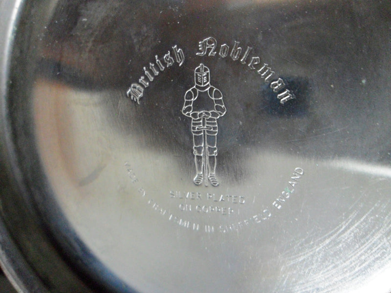 Sheffield coffee pot silverplate, wooden handle, British Gentleman England ORIG