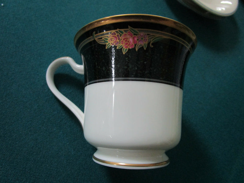 NORITAKE DINNER SET 5 PCS SWEET LEILAINI - VENETIAN ROSE - LUCEFORD - SILK RIBB