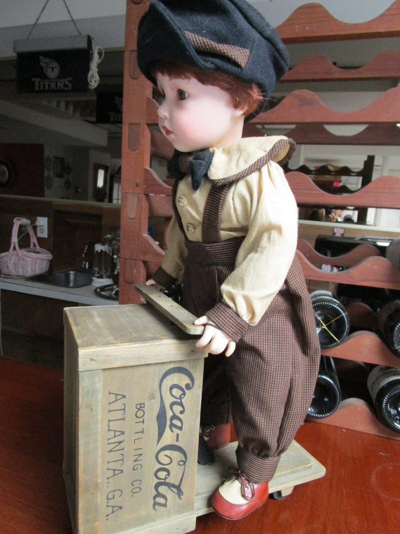 1990s Franklin Mint Coca-Cola Heirloom Collector Doll  Danny and Scooter