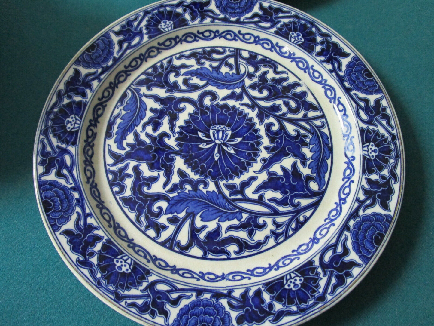 ANTIQUE 1800s BLUE WARE MINTON - ENOCH WOOD BURSLEM - 2 DINNER PLATES  PICK ONE