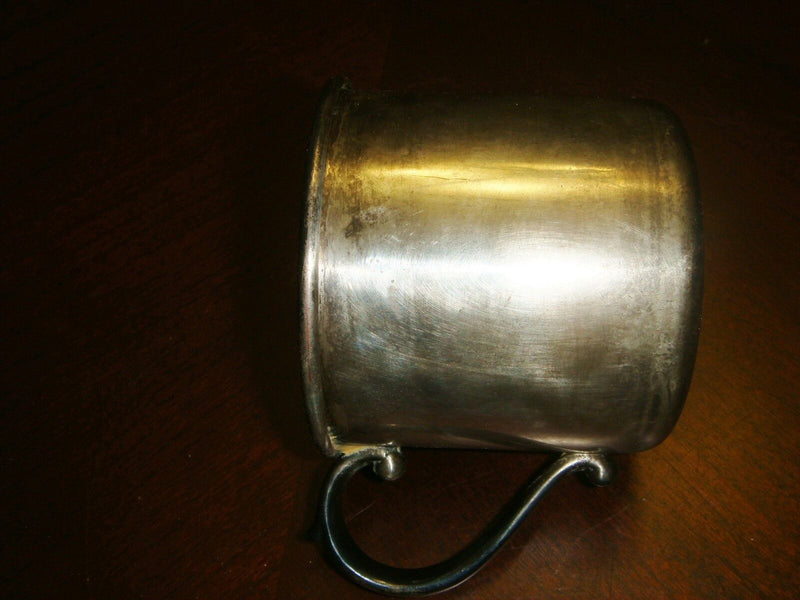 King Edward baby silverplate cup, 2 1/2" tall by 2 1/2" ORIGINAL ^^^