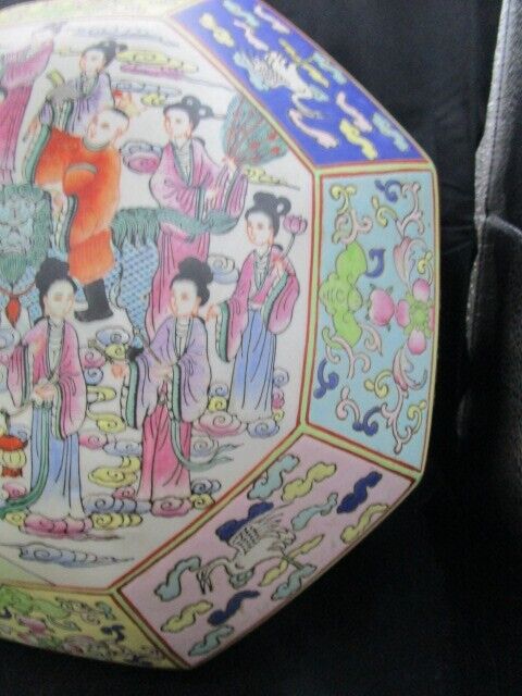 Da Qing Daoguang Nian Zhi - Daoguang (1821-50) Period- COVERED 8 SIDES BOWL 12"