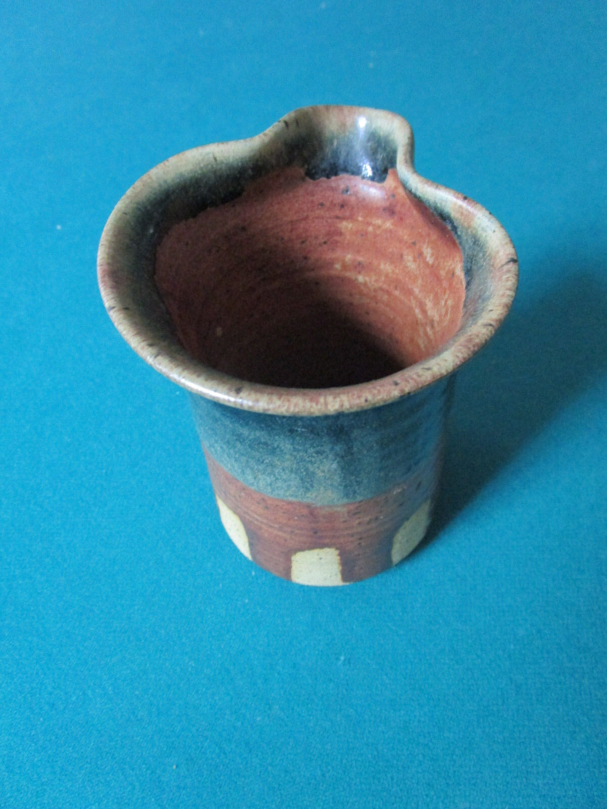 WINE JAR POTTERY PITCHER 5 X 4" CERAMIC POTTERY ^^