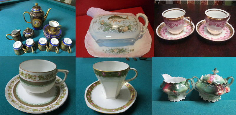 ALTROHLAU  - MORITZ ZDEKAUER (Bohemia)TEA SET CUPS SAUCERS original PICK ONE