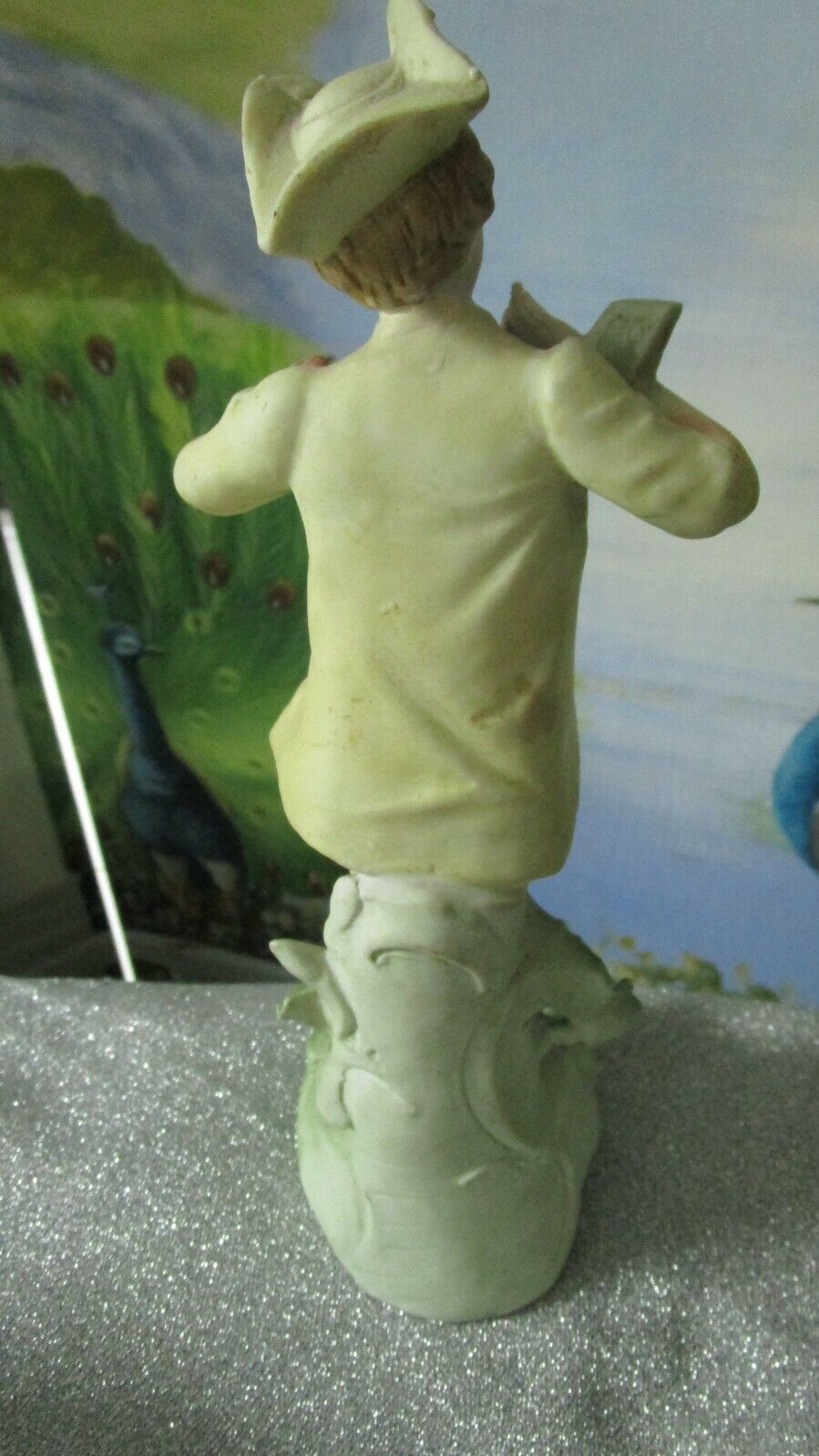 ANTIQUE BISQUE FIGURINE GERMAN GENTLEMAN 11 1/2"