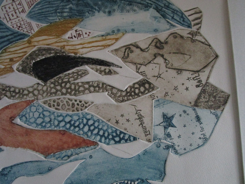 PAOLO BONI MIXED MEDIA LITHOGRAPH LIMITED 4/65 "ZODIAQUE"