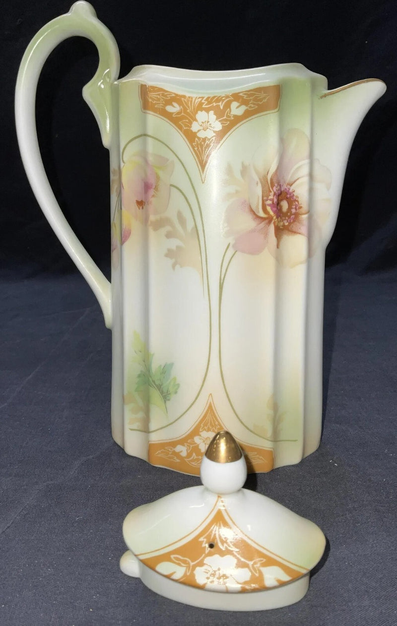 R.S. Japan Porcelain Teapot & Teacups 5 pcs