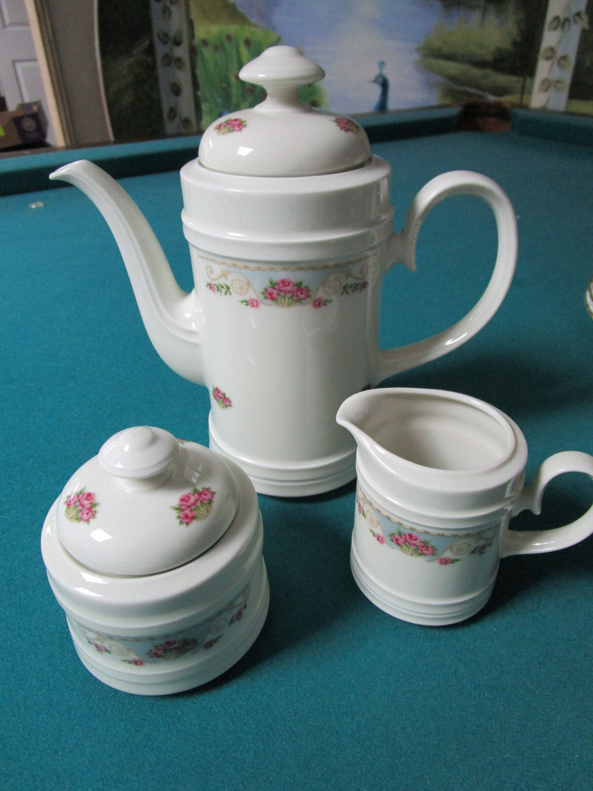 TIRSCHENREUTHER GERMANY COFFEE SET  3 PCS POT/CREAMER/SUGAR RARE