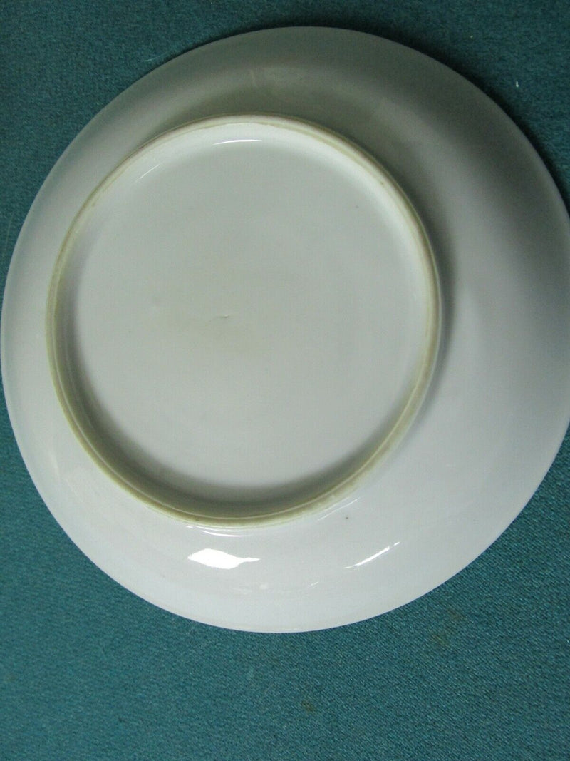 BISQUE FOOTED FLORAL CUP AND SAUCER MADE IN JAPAN HAND PAINTED [170C]