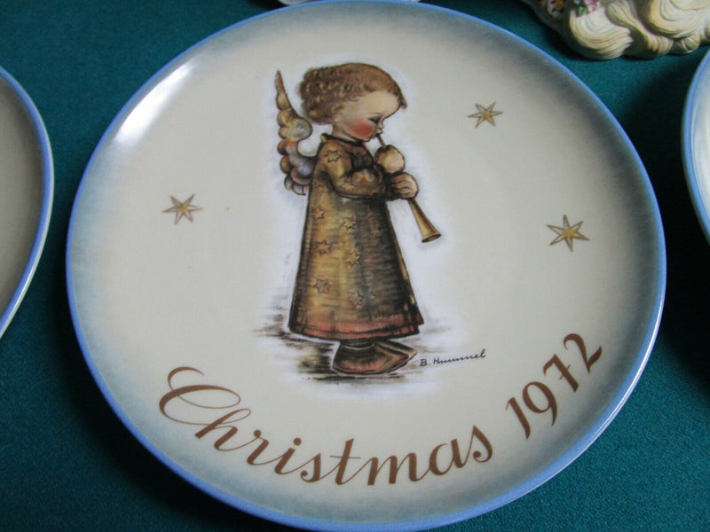 BERTA HUMMEL SCHMID 10 YEARS CHRISTMAS ANNUAL  PLATES COLLECTION 1871-81  10 PCS