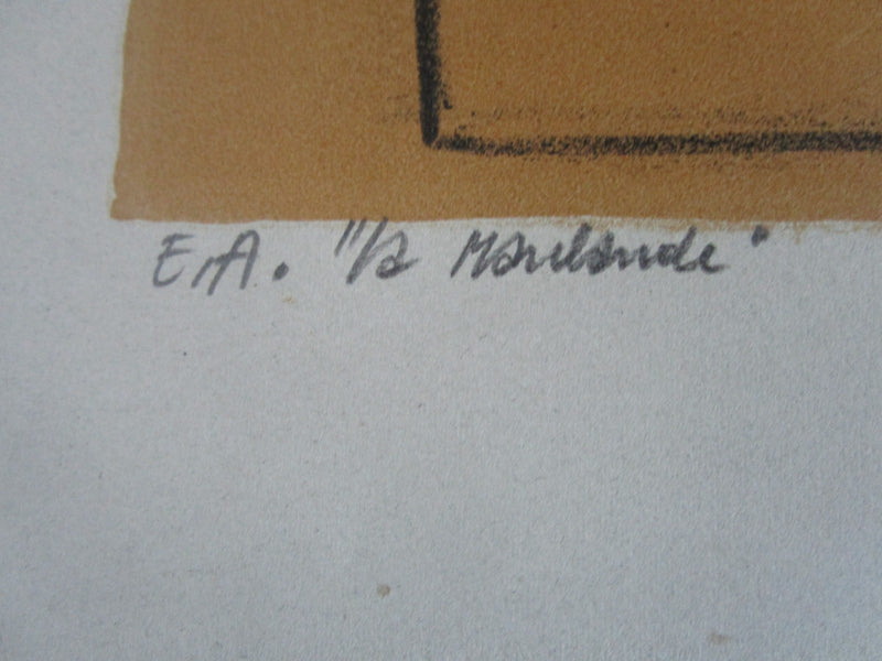 Pierre Jacquot (1929-2009)original pencil signed lithograph  ARTIST PROOF ILLEGI