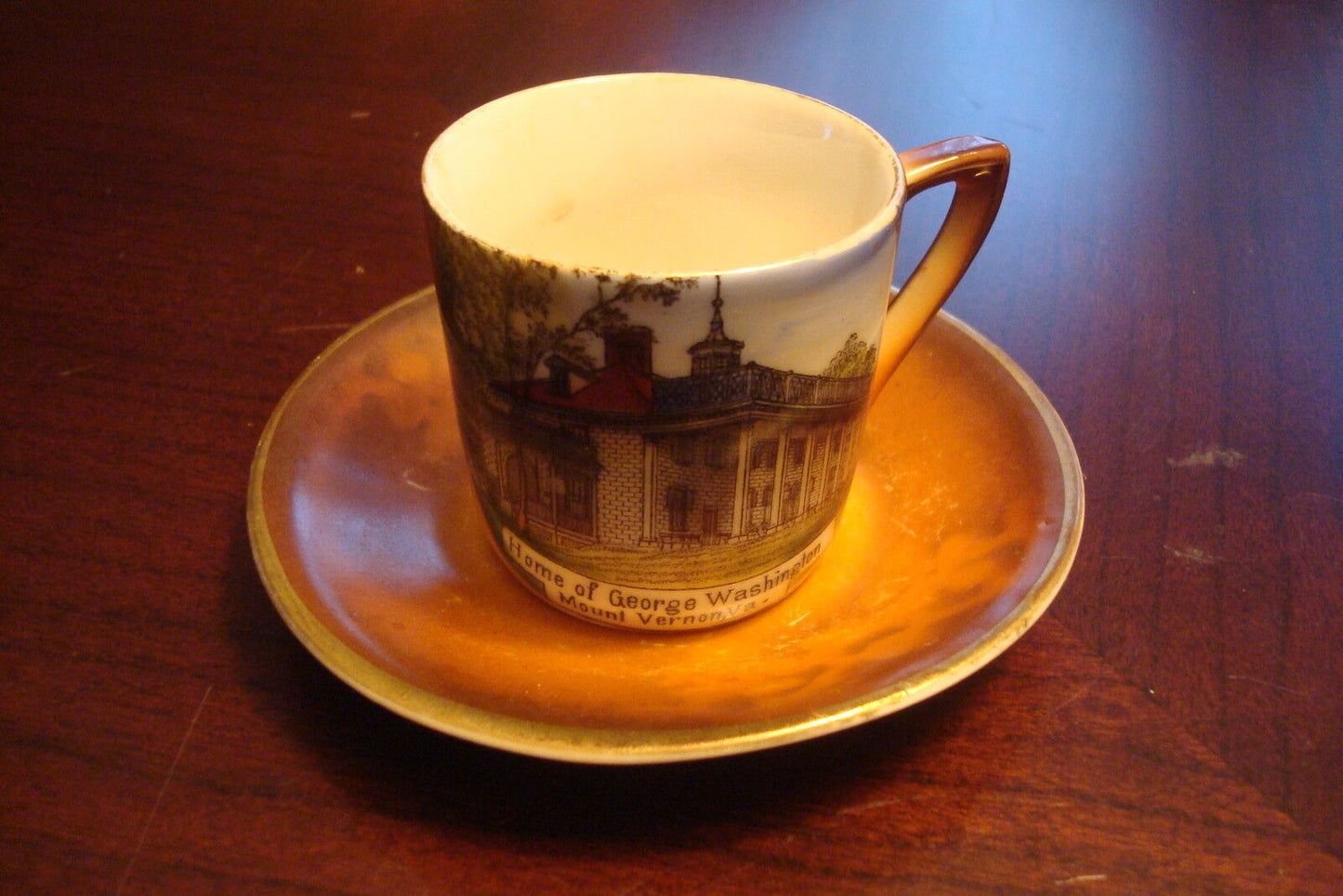 Altenburg Germany souvenir coffee cup & saucer "Home of George Washington"[86]