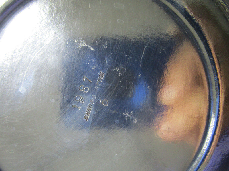 ANTIQUE REED & BARTON #1987 TEAPOTS COFFEE POT SILVERPLATE  MONOGRAMED 5PCS