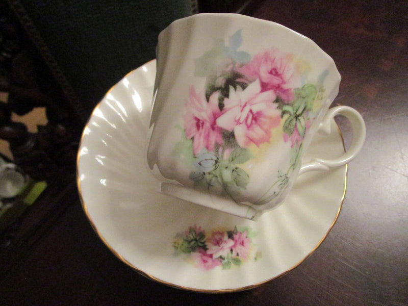 Royal Patrician Staffordshire Cup And Saucer 2 1/2 X 3 1/2 And Saucer Is 5" [83c