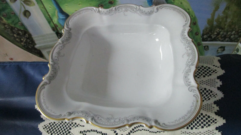 Hutschenreuther Sylvia Gold/ Platinum Bowls  Oval Round  Trays Gravy Boat Pick 1