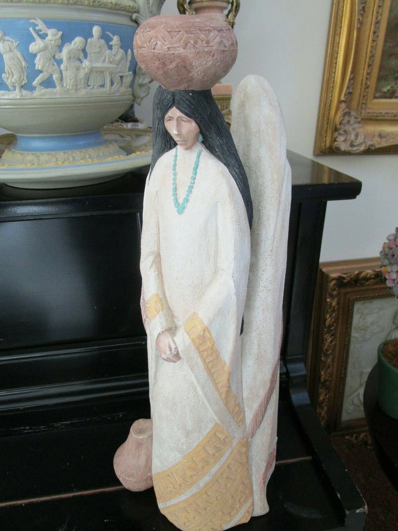 EARTH WIND & FIRE  SOUTHWESTERN INDIAN WOM 1988-Austin SCULPTURE FIGURINE