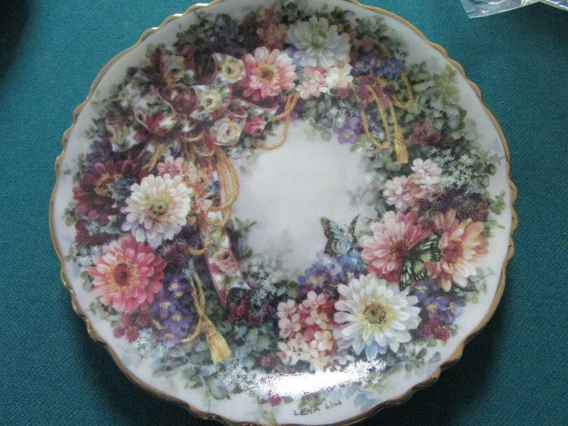 Lena Liu Collector Plates Floral Greetings Inspirational Pick 1 ^^