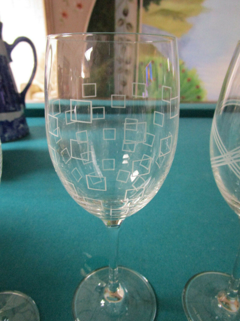 CRYSTAL GLASSES GREEN SASAKI, VERA WANG , ROYAL DOULTON "PARTY" PICK ONE