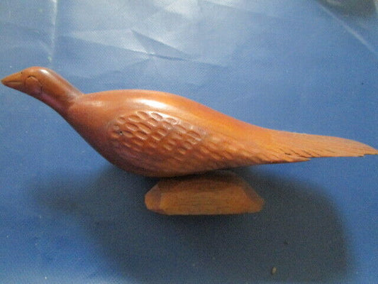 ABDEL MASON PRIMITIVE SCULPTURE CARVED BIRD 8 12/"