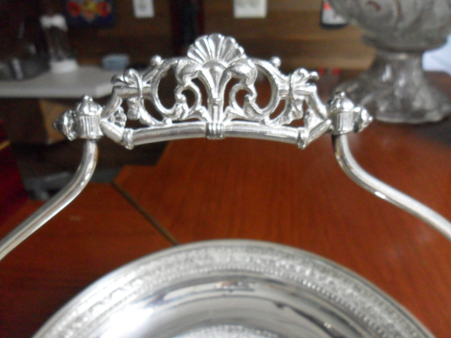 Victorian bride basket by E.G. Webster & Brother New York silverplate original