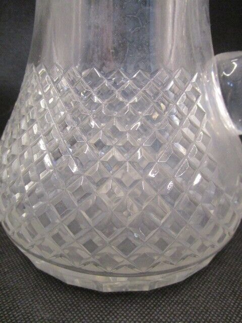 American Brilliant pitcher diamond design star bottom 7 1/4 x 6"