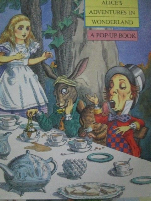 Alice's Adventures in Wonderland by Lewis Carroll 1991 HARDCOVER POP-UP