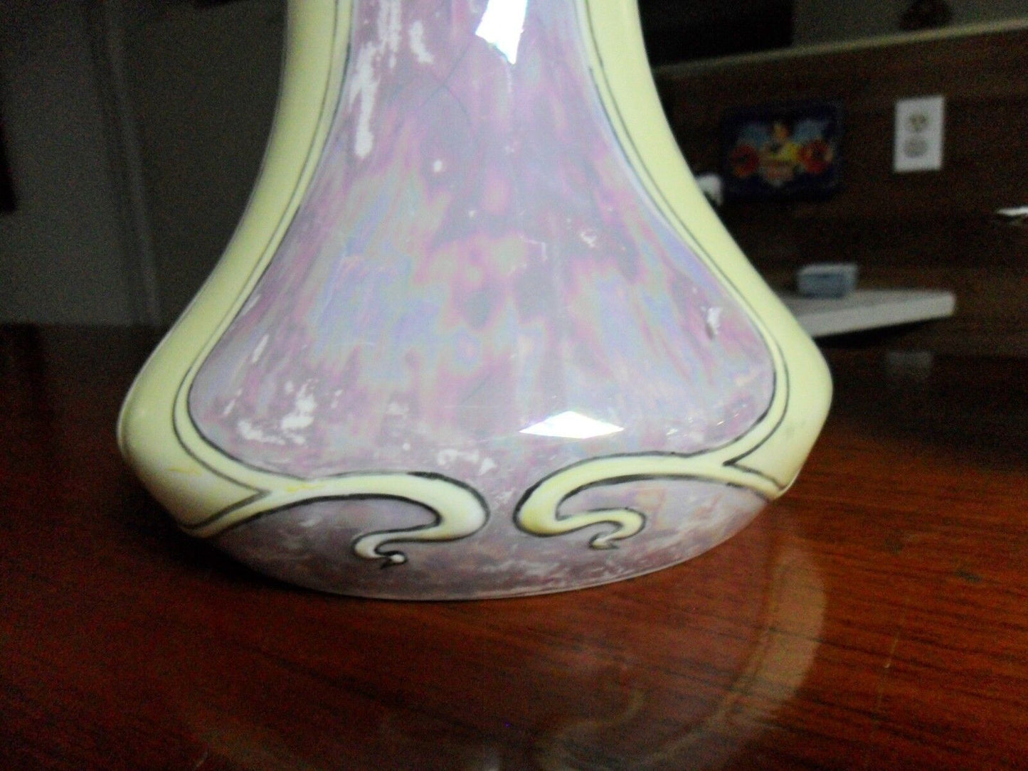 William Guerin, VASE Limoges France Hand Painted lusterware 1890s/1900s[a3]