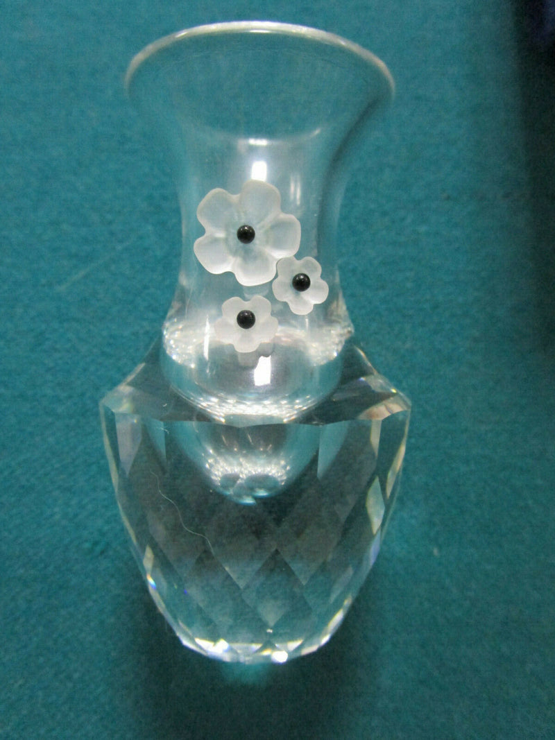 SWAROVSKI MAX SCHRECK FROSTED ANEMONES VASE BELLS TRINKET BOX CANDLEHOLDER PICK