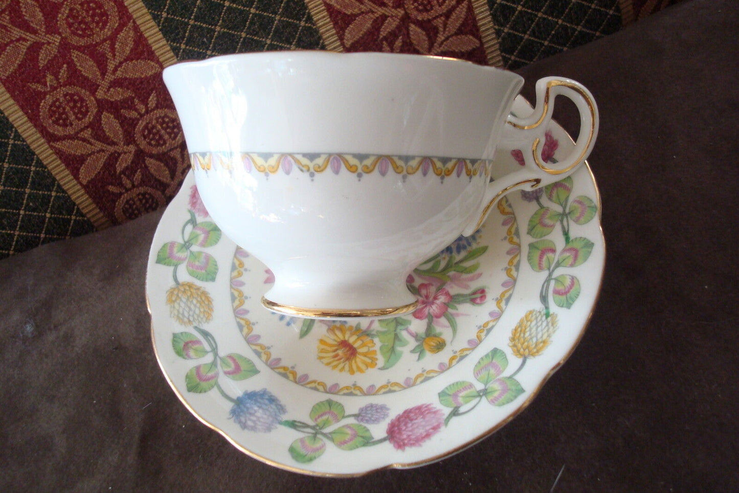 Adderley, England, Sweetmeadow Pattern, cup and saucer, ORIGINAL [94]