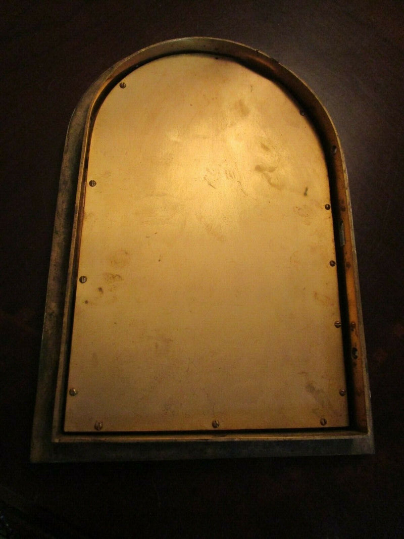 TABERNACLE SACRARIUM ORIGINAL DOOR BRONZE CHALICE CALIX 15 X 10" ORIGINAL