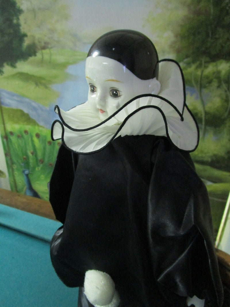 Harlequin Crying Jester Girls Deco Belle Epoque Silk Dresses Pink / Gold Pick1