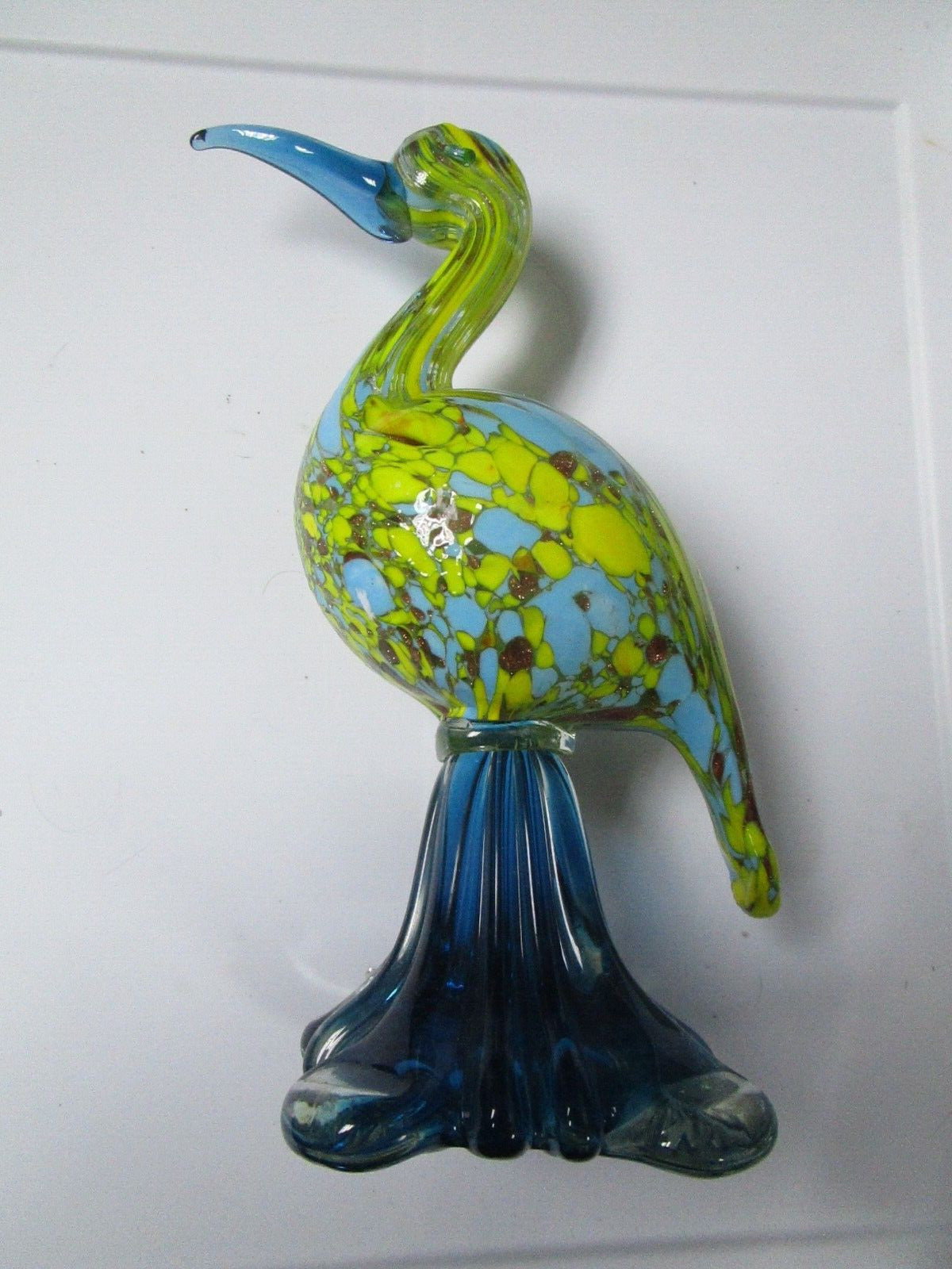 MURANO sculpture figurine Herron 9"